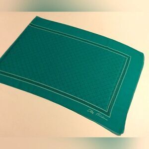 Effy Hematian Turquoise Long Scarf Vintage
